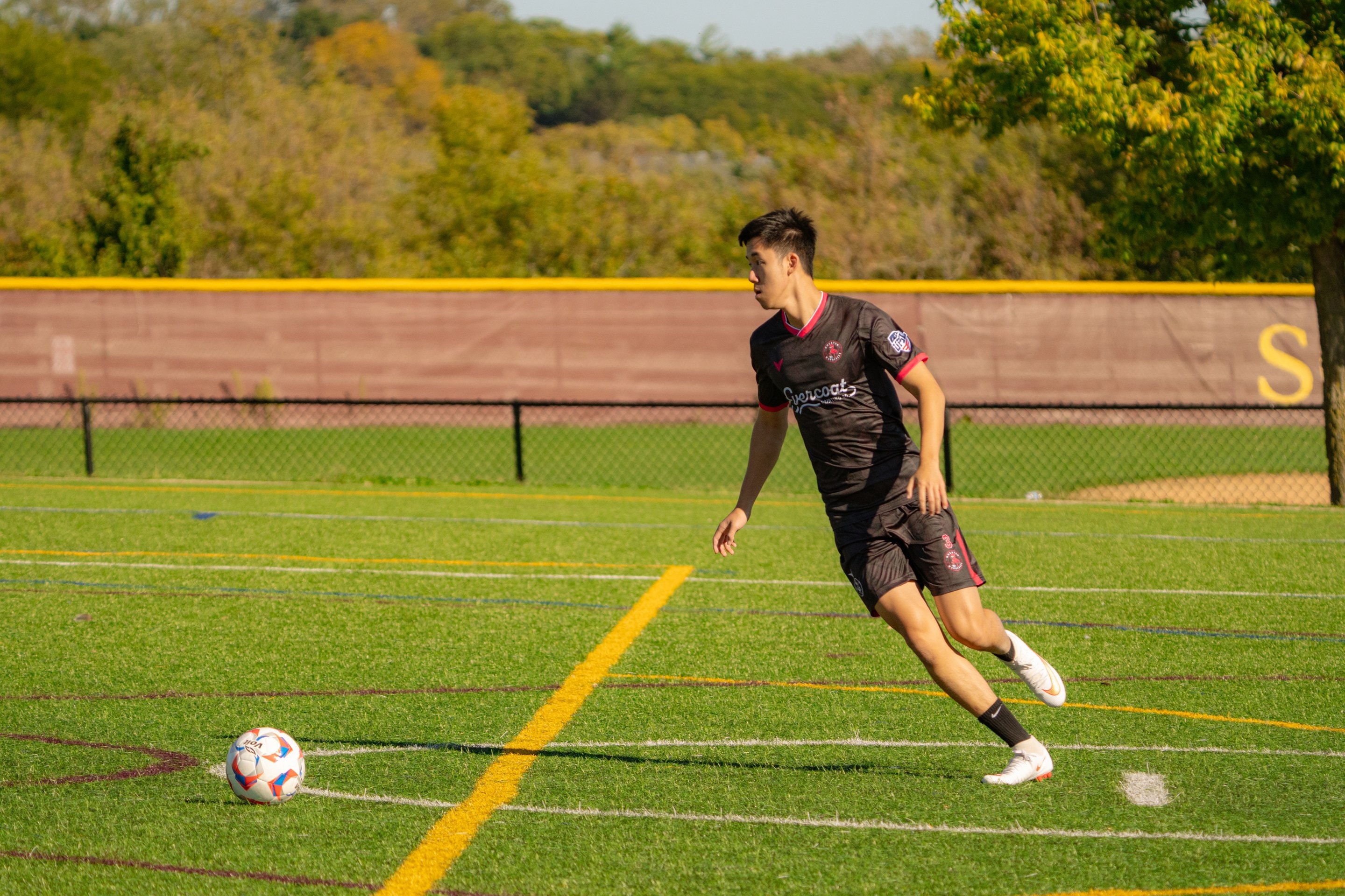 John Kadiman on the ball