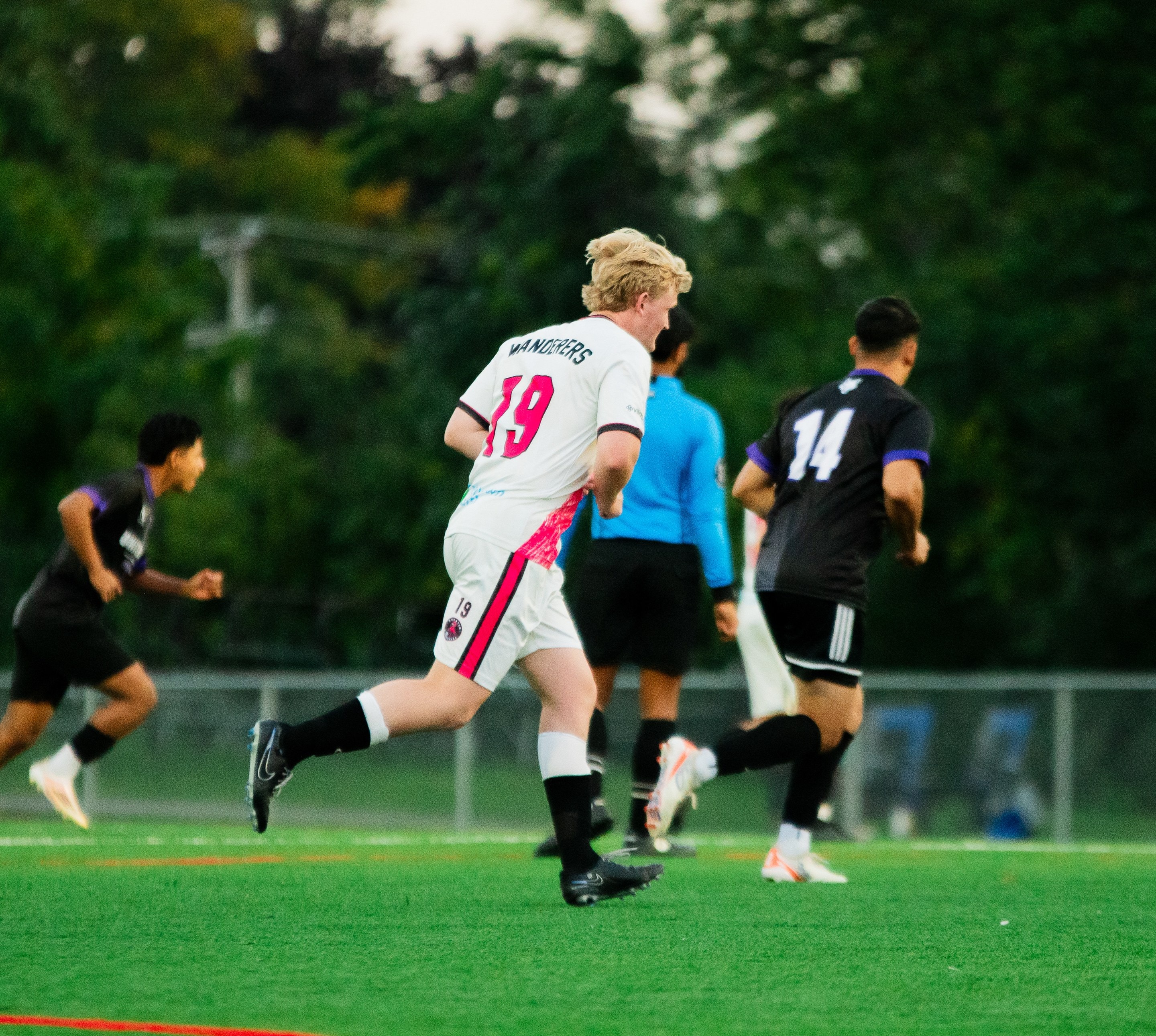 Wheaton Wanderers FC on the attack